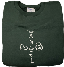 Load image into Gallery viewer, Angel Dog Crewneck Sweatshirt - Green