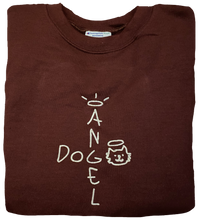 Load image into Gallery viewer, Angel Dog Crewneck Sweatshirt - Maroon
