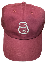 Load image into Gallery viewer, Angel Dog Baseball Cap- Maroon