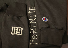 Load image into Gallery viewer, Fort Note Crewneck Sweatshirt - Black