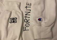 Load image into Gallery viewer, Fort Note Crewneck Sweatshirt - White