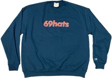 Load image into Gallery viewer, 69hats Ribbed Crewneck - Navy