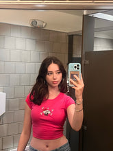 Hello Waltuh Baby Tee - Hot Pink