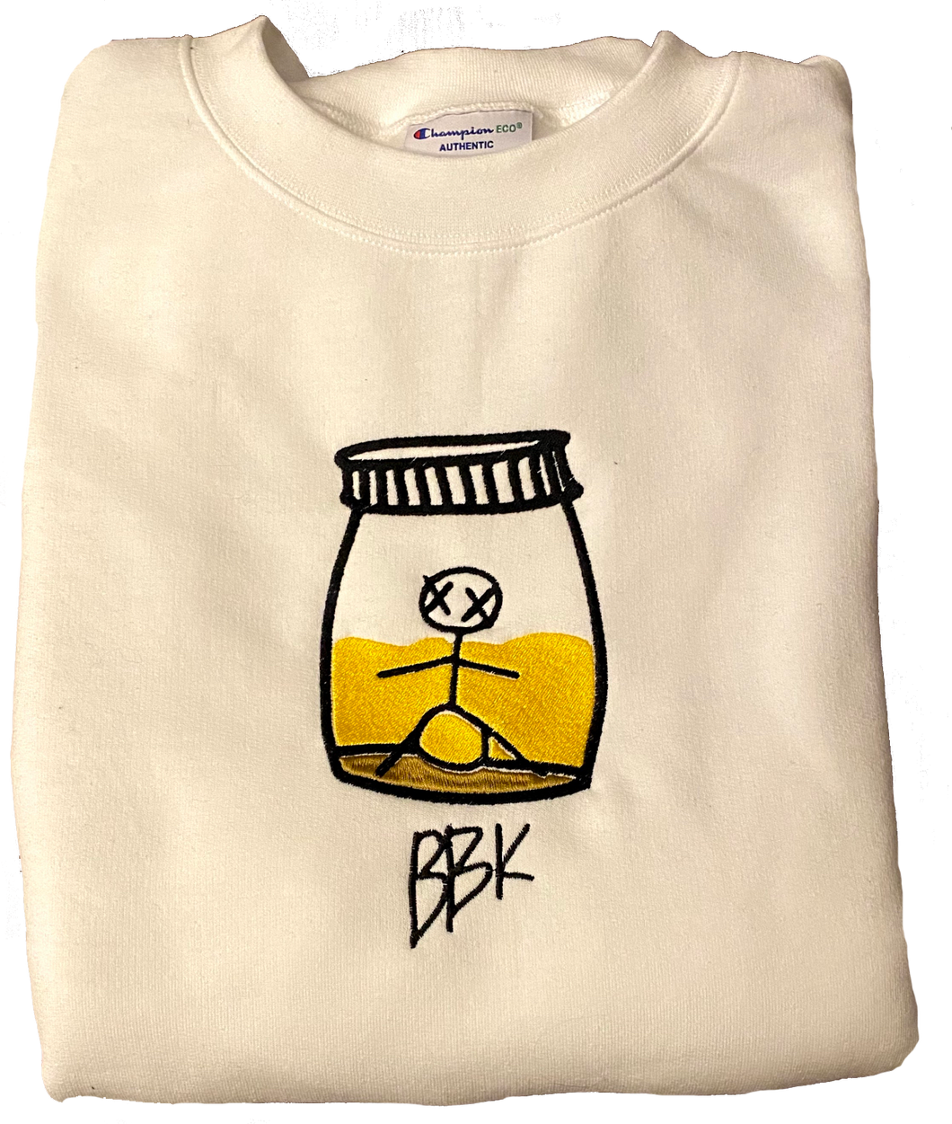 BBK Jar Crewneck Sweatshirt - White
