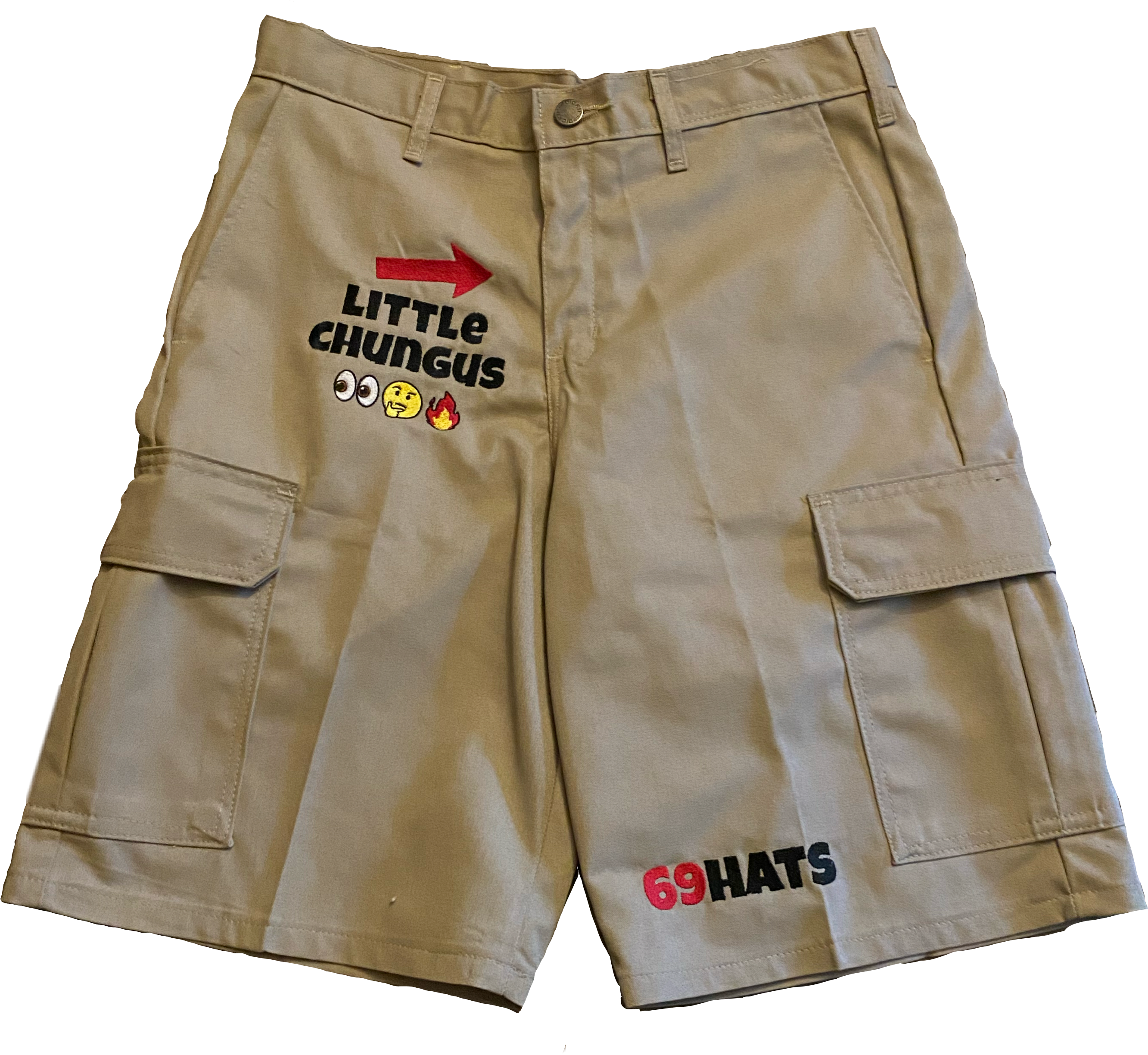 Little Chungus Cargo Shorts - Beige